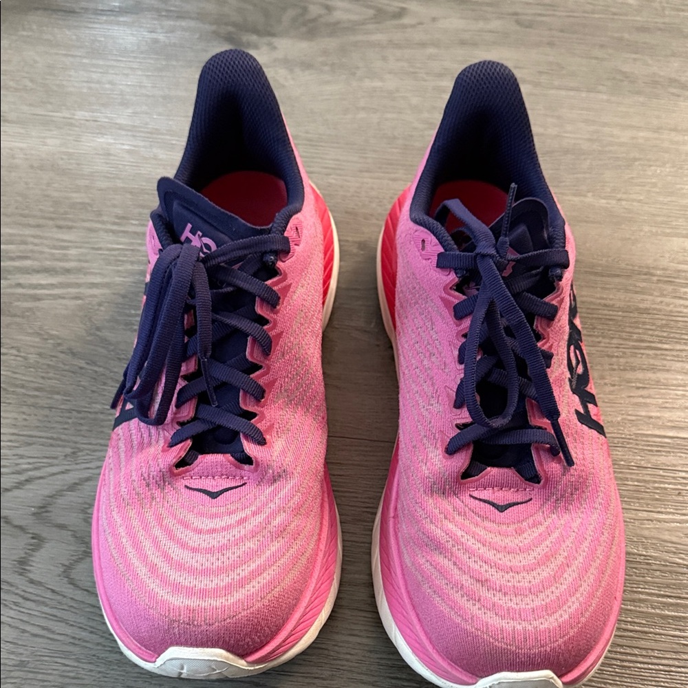 Hoka Women's Pink and Purple Athletic Shoes